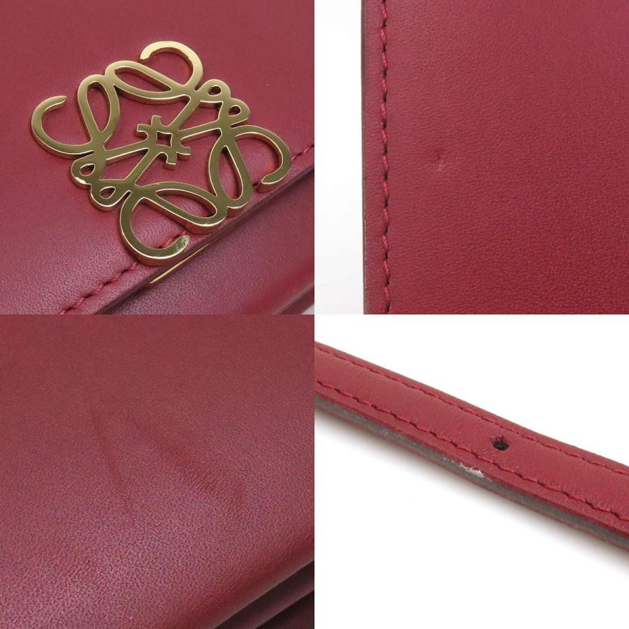 LOEWE（ロエベ） ショルダーバッグ ゴヤ レザー レッド : ブランド