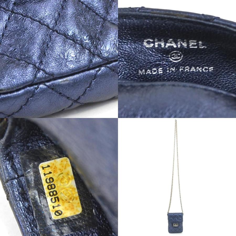 CHANEL（シャネル） ショルダーバッグ ミニポーチ レザー メタリック