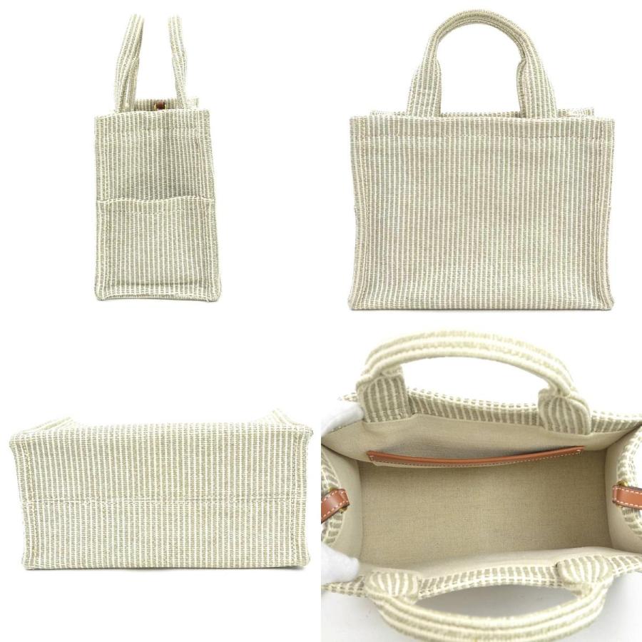 セリーヌ　トリオンフ　スモール　カバ　タイス　ハンドバッグ　パイル　ベージュ TRIOMPHE セリーヌ CELINE 2wayトートバッグ スモール カバ タイス