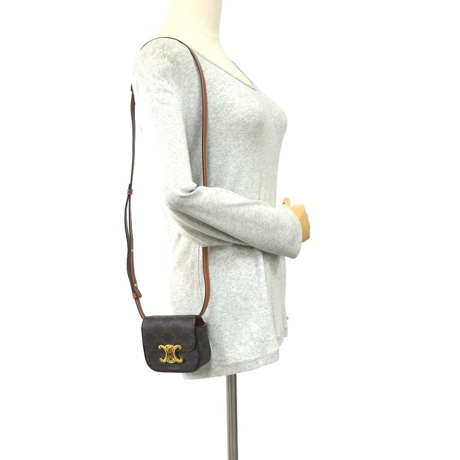 CELINE（セリーヌ） ショルダーバッグ トリオンフ ミニ クロード PVC