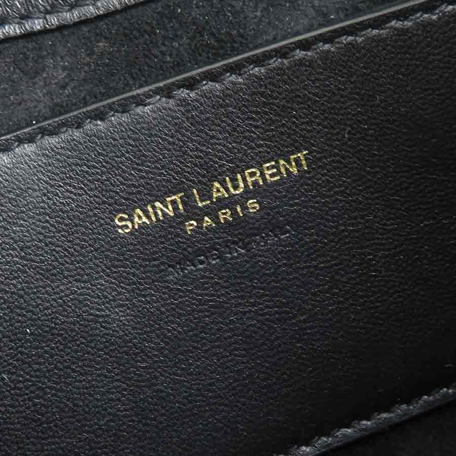 サンローラン SAINT LAURENT ハンドバッグ Le 5 A 7 レザー ブラックの画像