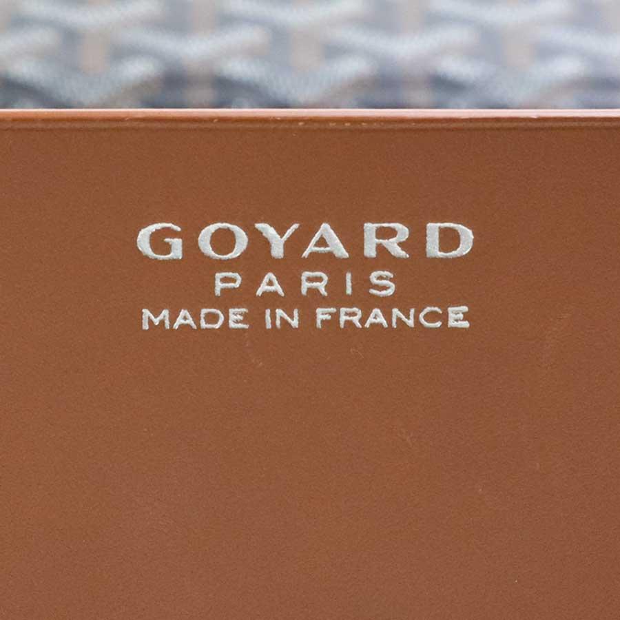 ゴヤール GOYARD  ウォッチケース 腕時計ケース PVCコーティングキャンバス/レザー ブラック×ブラウンの画像