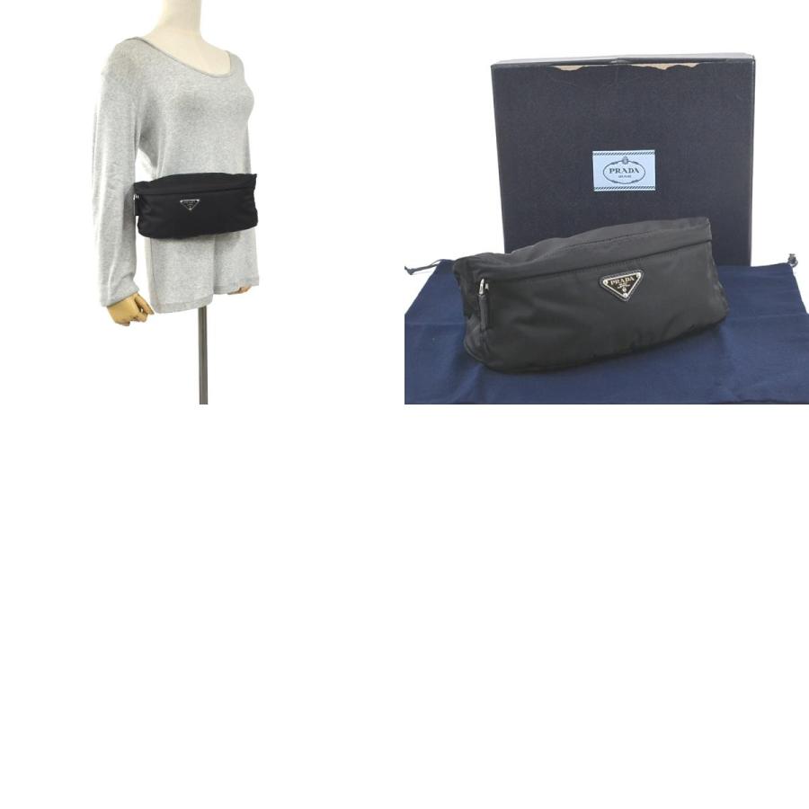 PRADA（プラダ） ウエストバッグ ボディバッグ ナイロン ブラック