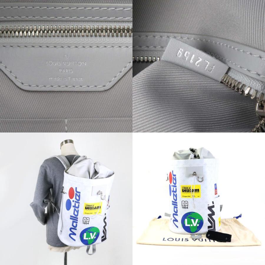 LOUIS VUITTON ルイ ヴィトン リュック ホワイト モノグラム LOUIS VUITTON ルイ ヴィトン リュック ホワイト モノグラム