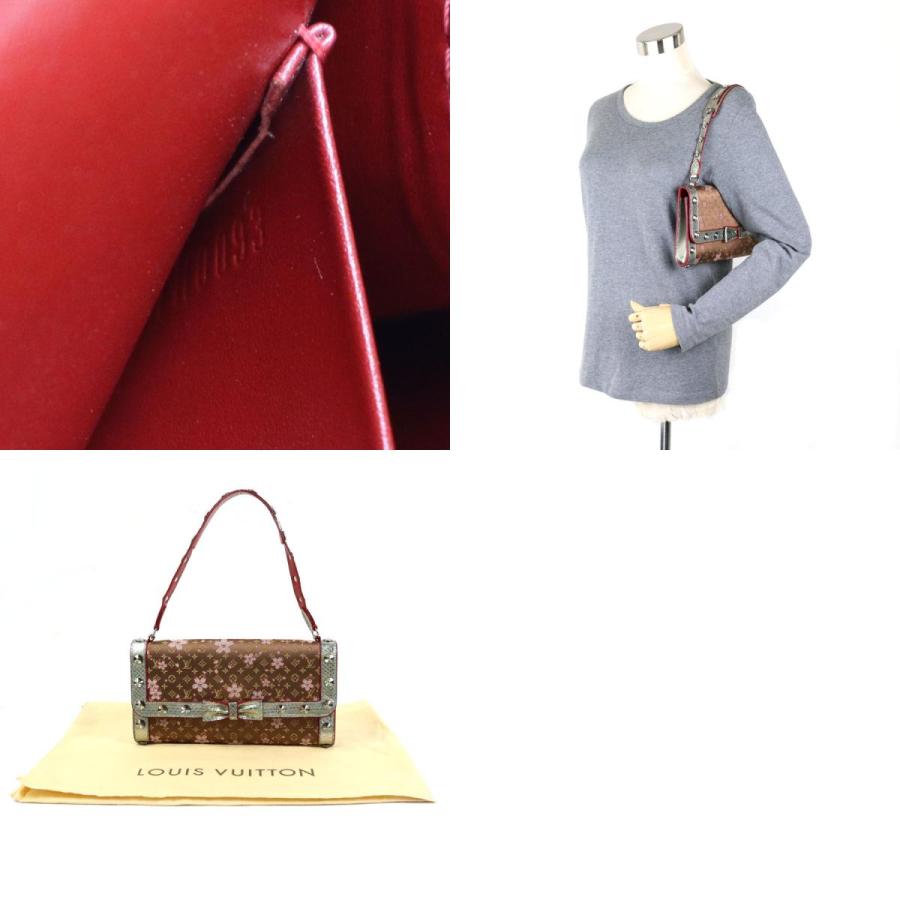 【LOUIS VUITTONルイヴィトンショルダーバッグモノグラムチェリー ルイ·ヴィトン】「LOUIS VUITTON × MURAKAMI」第3章よりブラウンの