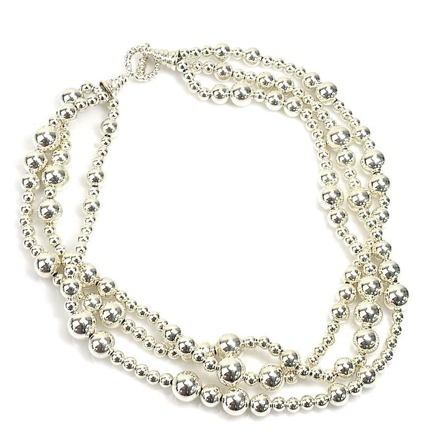 TIFFANY&Co. ティファニー ネックレス 3連ネックレス ボール TIFFANY&Co. ティファニー ネックレス 3連ネックレス ボール