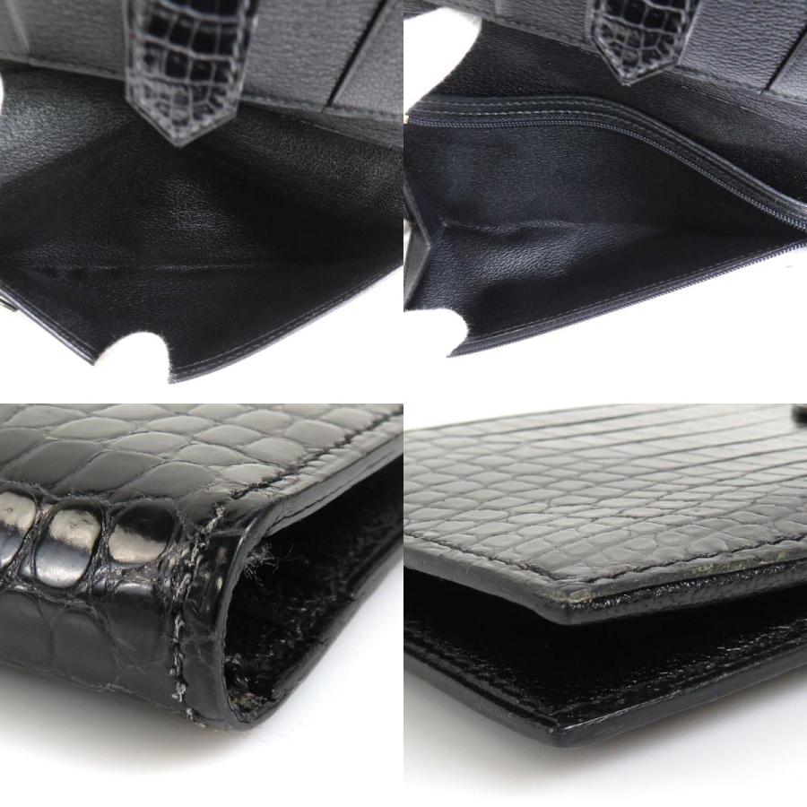 HERMES エルメス 二つ折り長財布 ベアンクラシック ポロサス