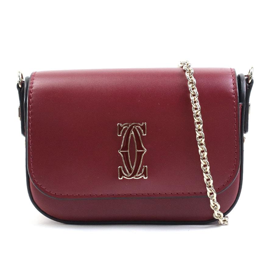Cartier カルティエ CARTIER 斜め掛けショルダーバッグ C ドゥ 