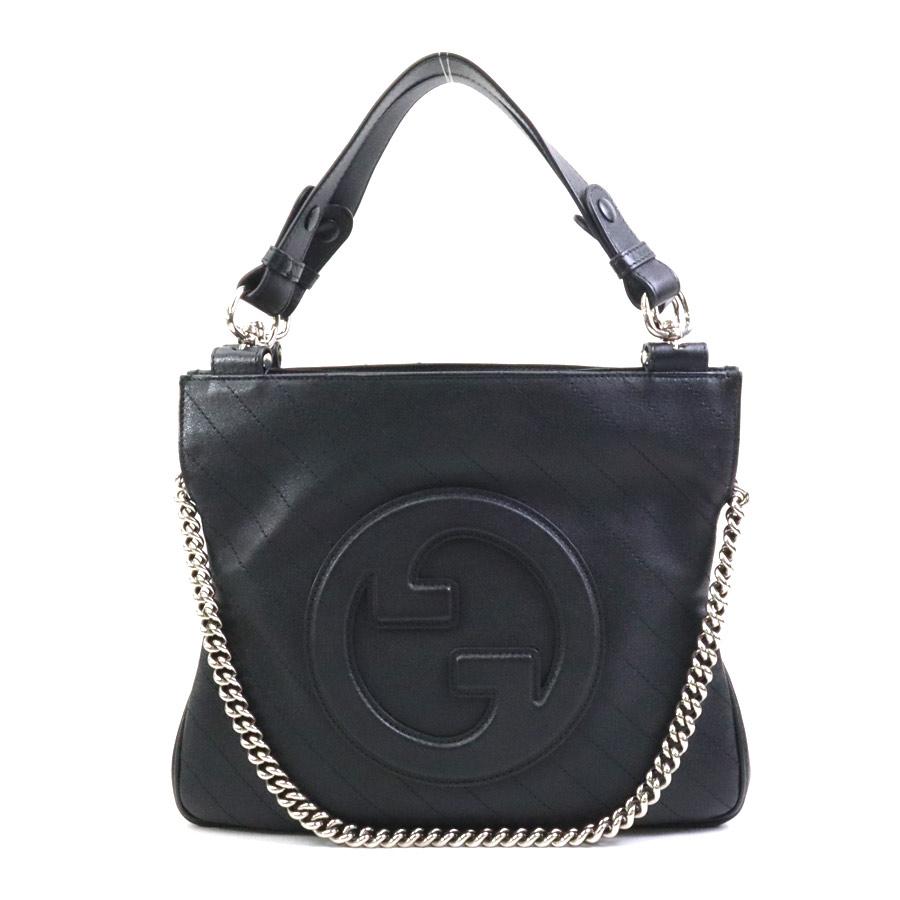 GUCCI（グッチ） ショルダーバッグ ブロンディ スモール トート レザー 