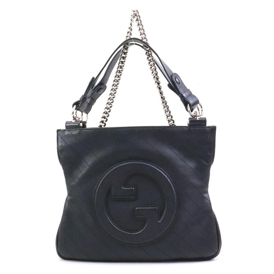 GUCCI（グッチ） ショルダーバッグ ブロンディ スモール トート レザー 