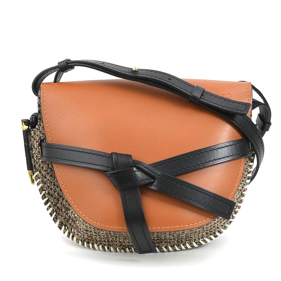 LOEWE ゲートスモールレザーバッグ ロエベ - ゲートバッグ スモール | HBX