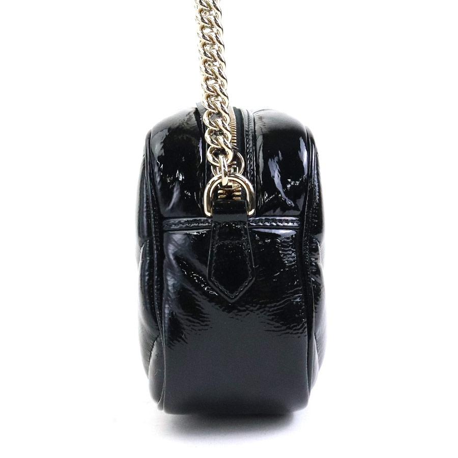 GUCCI（グッチ） ショルダーバッグ パテントレザー ブラック