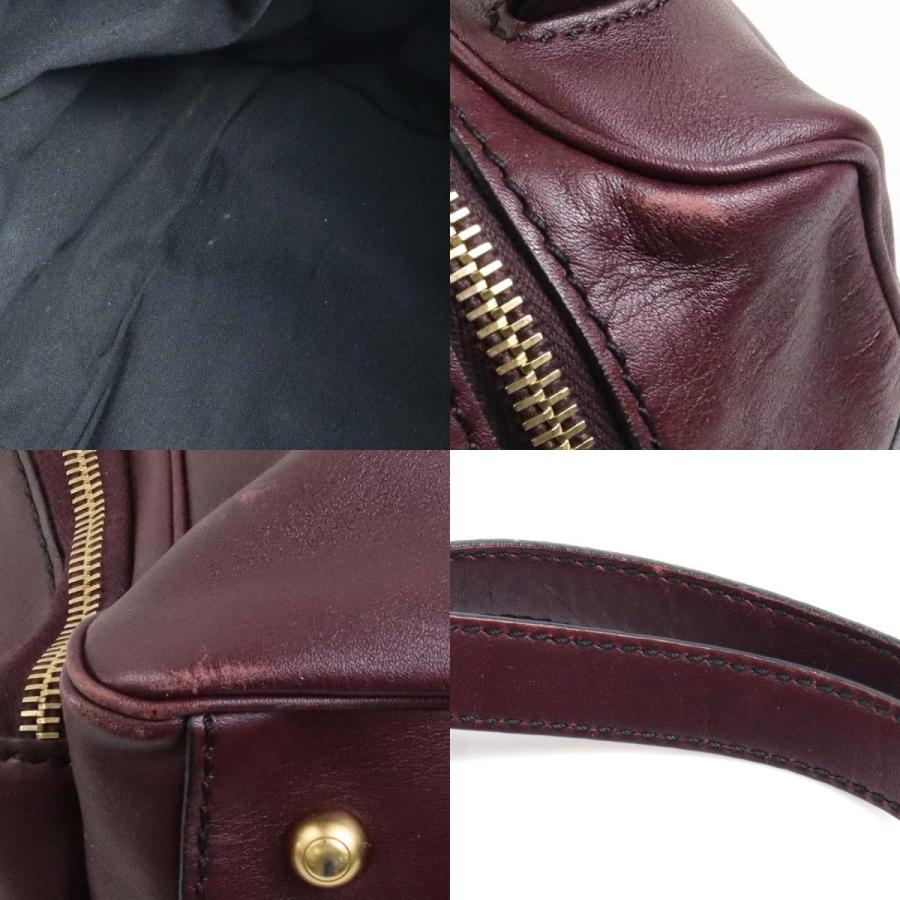 トッズ TOD'S ハンドバッグ レザー ボルドー : ブランドバリュー