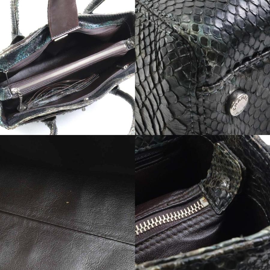 CHANEL（シャネル） ハンドバッグ エグゼクティブトート パイソン