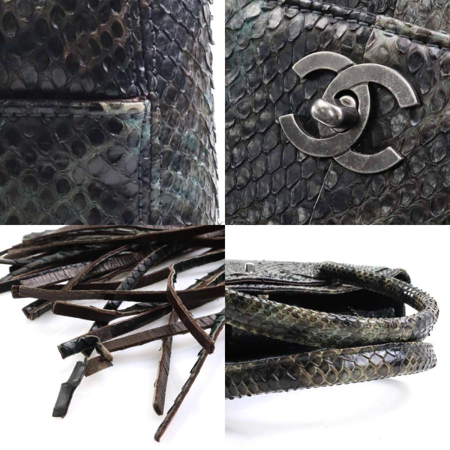 CHANEL　シャネルエグゼクティブトートバッグ　パイソン生地　シリアル有 CHANEL（シャネル） ハンドバッグ エグゼクティブトート パイソン