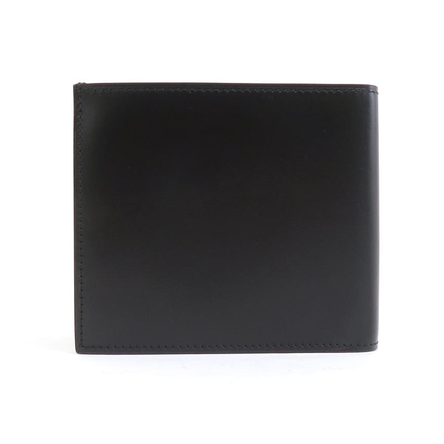 dunhill（ダンヒル） 二つ折り財布 レザー ブラック : ブランド