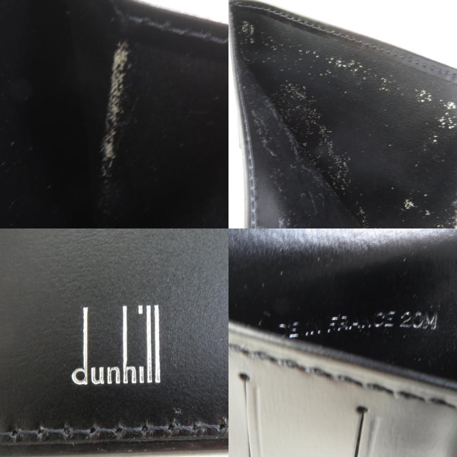 dunhill（ダンヒル） 二つ折り財布 レザー ブラック : ブランド