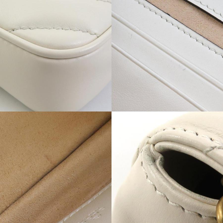 GUCCI グッチ ショルダーバッグ レザー アイボリー : ブランド