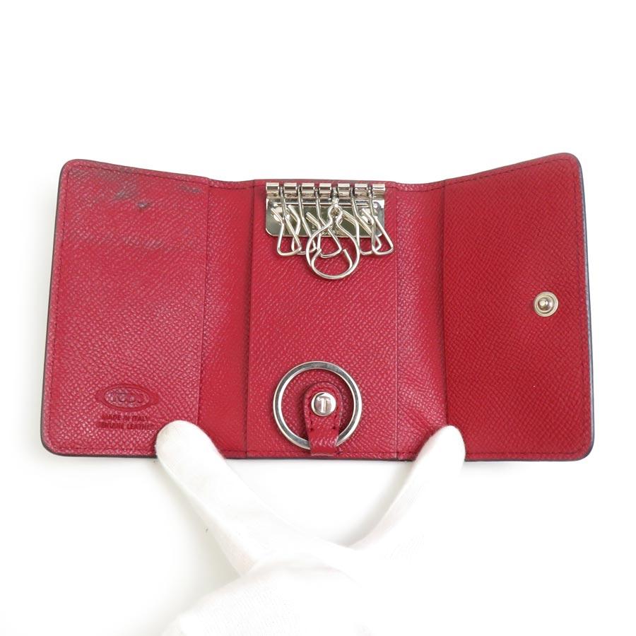 トッズ TOD'S キーケース レザー ネイビー : ブランドバリュー