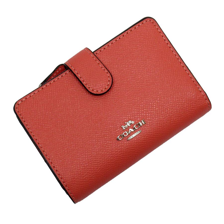 コーチ Coach 二つ折り財布 レザー サーモンピンク 定番人気 A1905a ブランドバリュー 通販 Yahoo ショッピング