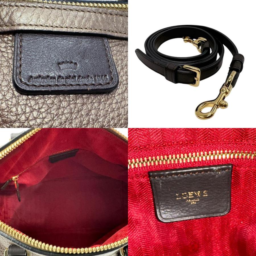 LOEWE（ロエベ） ショルダーバッグ ハンドバッグ アナグラム レザー