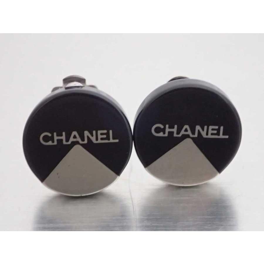 シャネル Chanel イヤリング ロゴ プラスチックx金属素材 ブラックｘシルバー 訳あり Ea ブランドバリュー 通販 Yahoo ショッピング