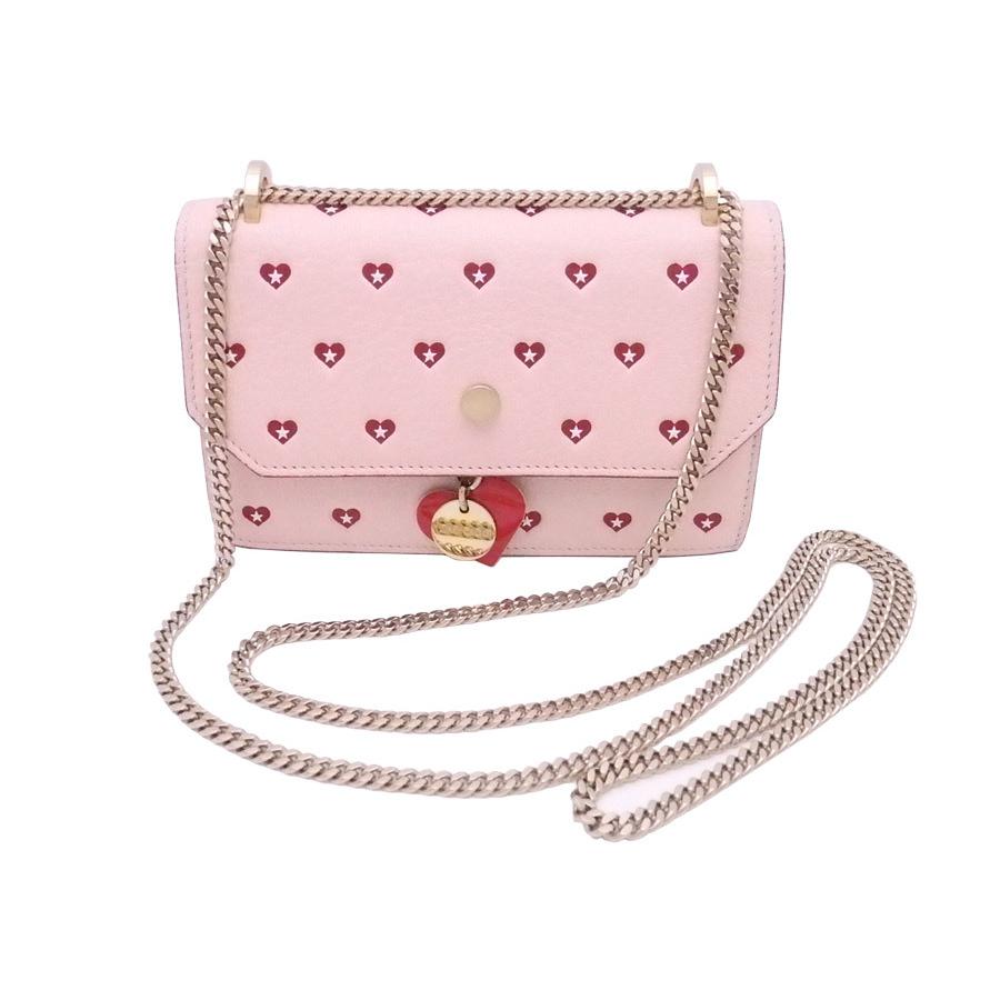 JIMMY CHOO ジミーチュウ 斜め掛けショルダーバッグ ハート レザーx  