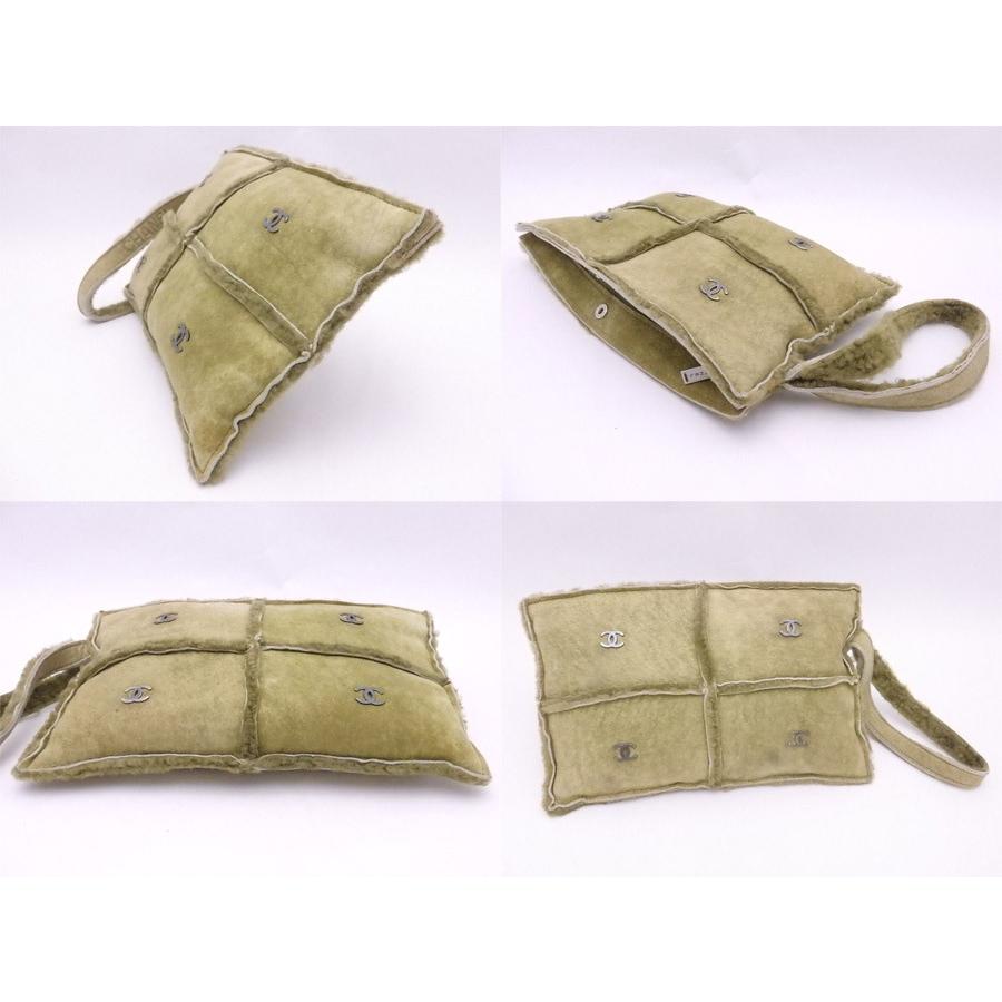 CHANEL（シャネル） クラッチバッグ チョコバー ムートンファー