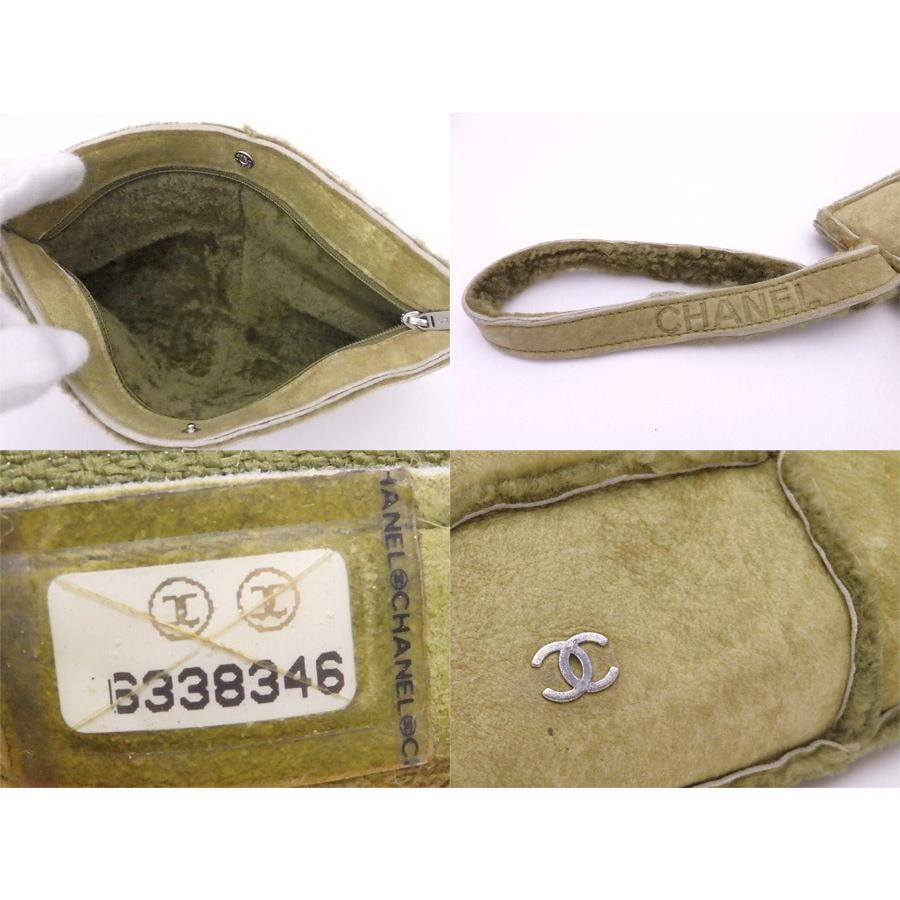 CHANEL（シャネル） クラッチバッグ チョコバー ムートンファー