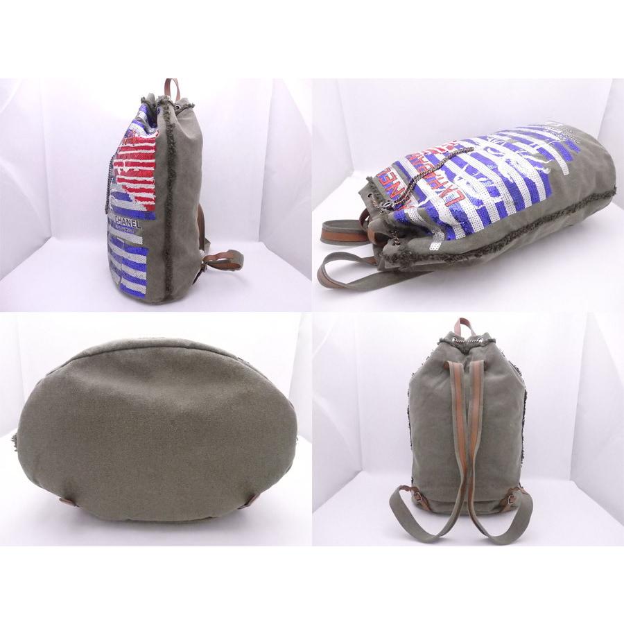 CHANEL（シャネル） リュック バックパック キャンバスxスパンコール