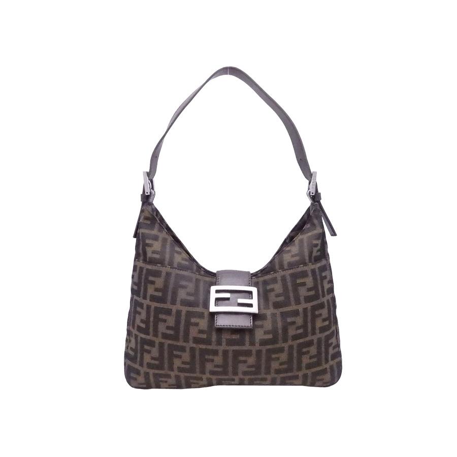FENDI フェンディ ショルダーバッグ ズッカ キャンバスxレザー FENDI フェンディ ショルダーバッグ ズッカ キャンバスxレザー