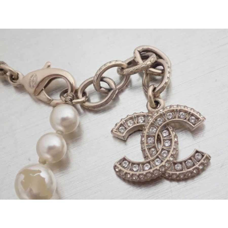 CHANEL（シャネル） ブレスレット ココマーク フェイクパールx金属
