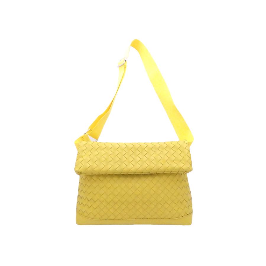 BOTTGAVENETA イントレチャート ハンドバッグ　イエロー レザー ボッテガヴェネタ BOTTEGAVENETA ハンドバッグ イントレチャート