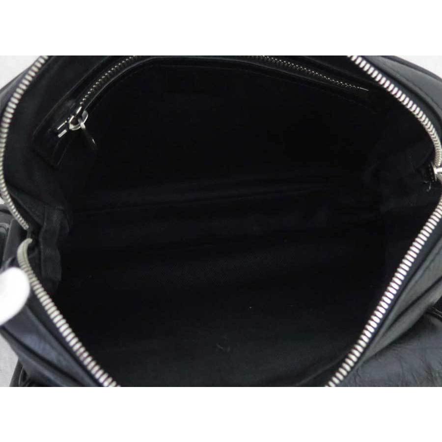 GUCCI（グッチ） バッグ GGロゴ レザーxキャンバス ブラック x