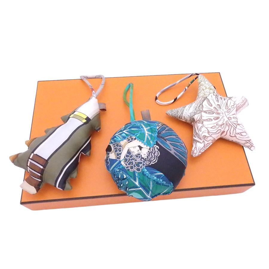 HERMES（エルメス） オーナメント プティアッシュ プチH シルク マルチ