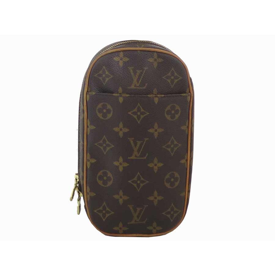 極美品⭐️ルイヴィトン ガンジュ ボディバッグ モノグラム レザー ブラウン Louis Vuitton ルイヴィトン 【極美品】 モノグラム ショルダー