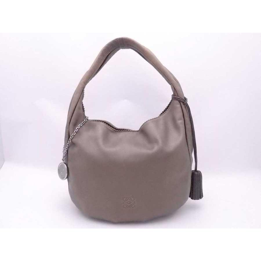 LOEWE（ロエベ） ショルダーバッグ アナグラム レザー ブロンズ