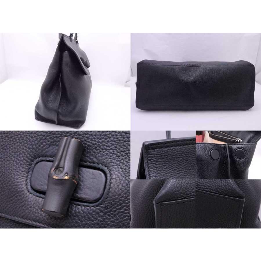 GUCCI（グッチ） ハンドバッグ ショルダーバッグ バンブー レザー