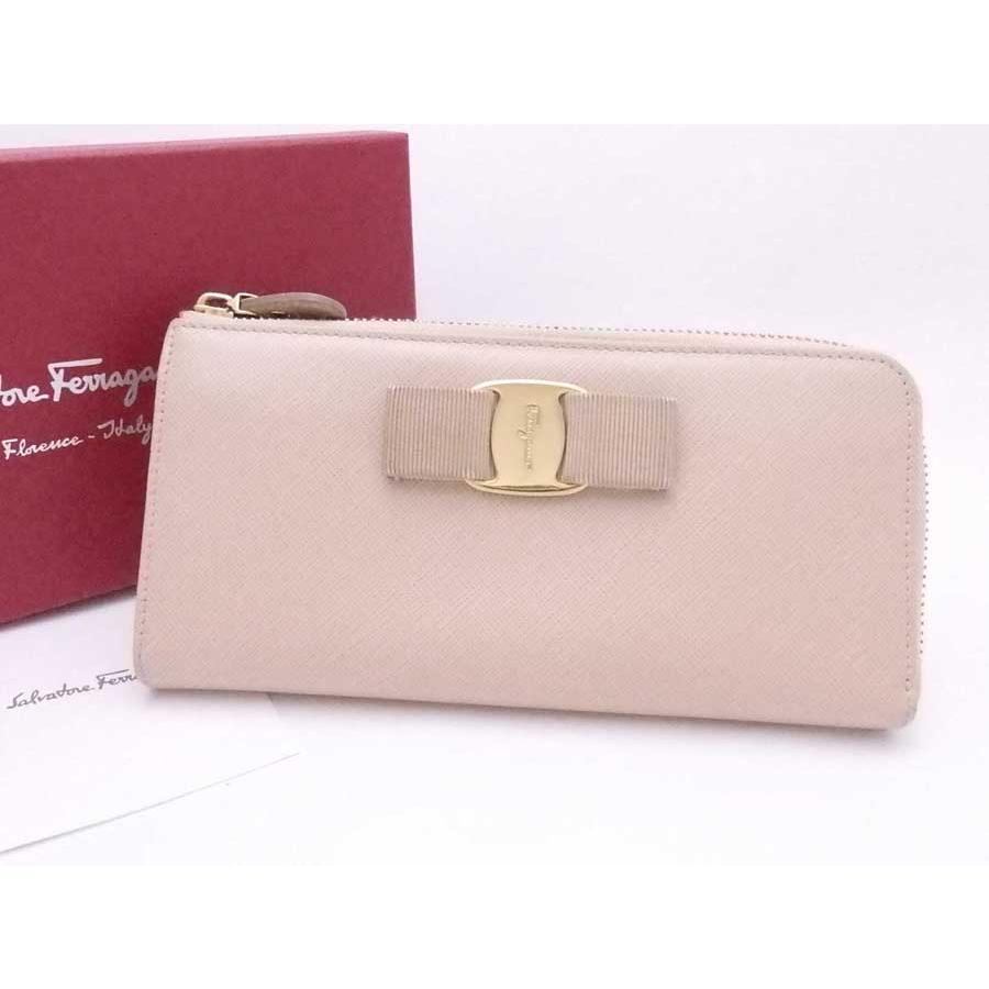 サルヴァトーレフェラガモ Salvatore Ferragamo L字ファスナー長財布 