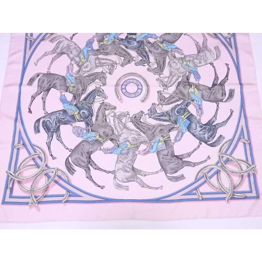 HERMES エルメス カレ90　グラフィティ スカーフ マルチカラー シルク HERMES（エルメス） スカーフ カレ 90 シルク ピンクxマルチカラー