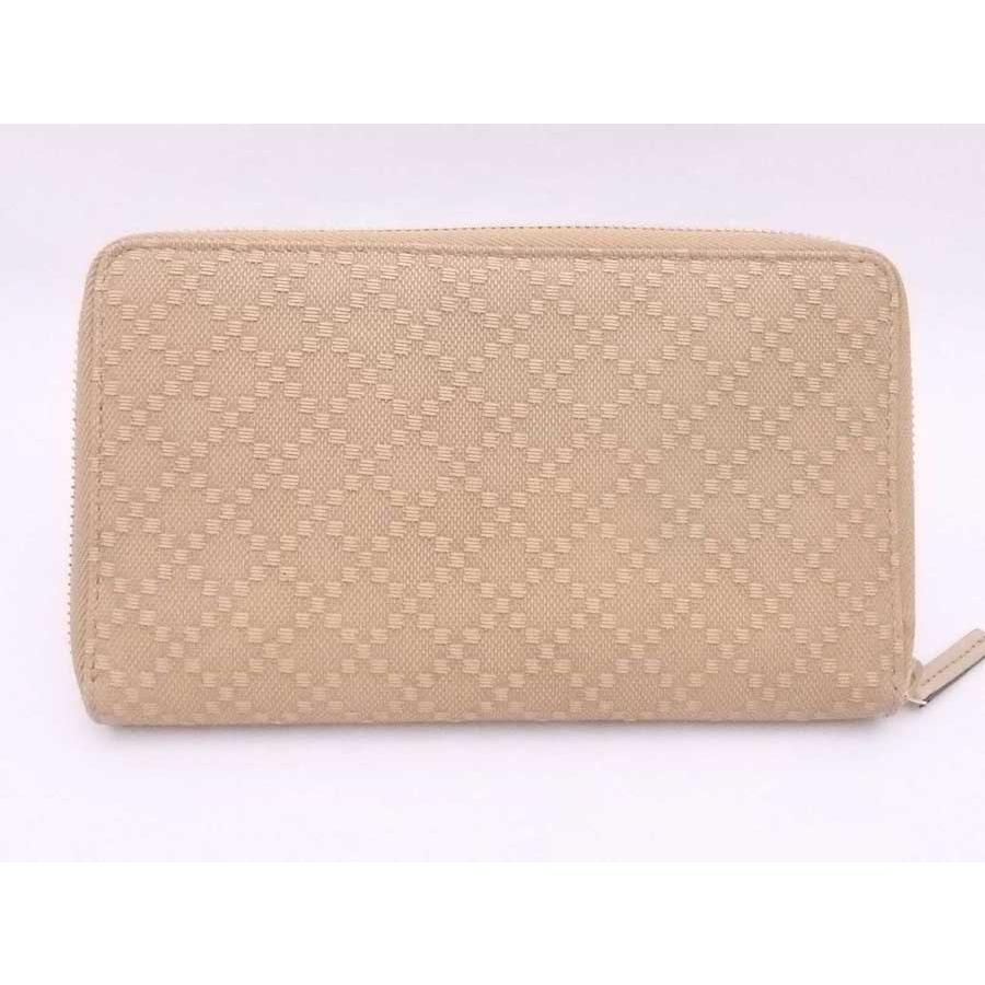 グッチ GUCCI オーガナイザー 長財布 ディアマンテ PVC ベージュ 