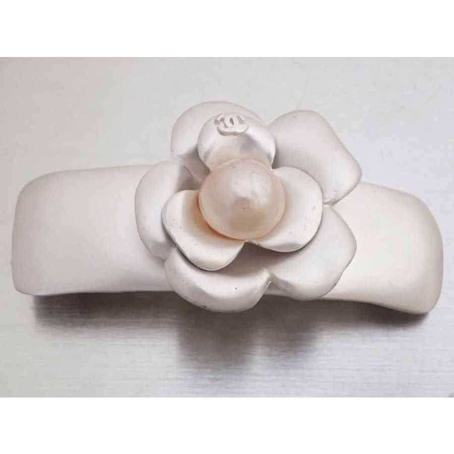 CHANEL（シャネル） バレッタ カメリア ココマーク メタル/フェイク