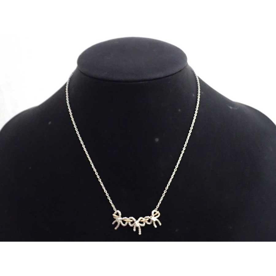 TIFFANY&Co.（ティファニー） ネックレス トリプルリボン シルバー925