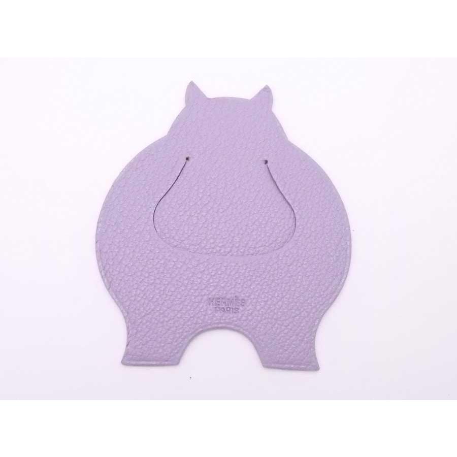 エルメス HERMES ブックマーク アニマルモチーフ カバ レザー HERMES（エルメス） ブックマーク アニマルモチーフ カバ レザー