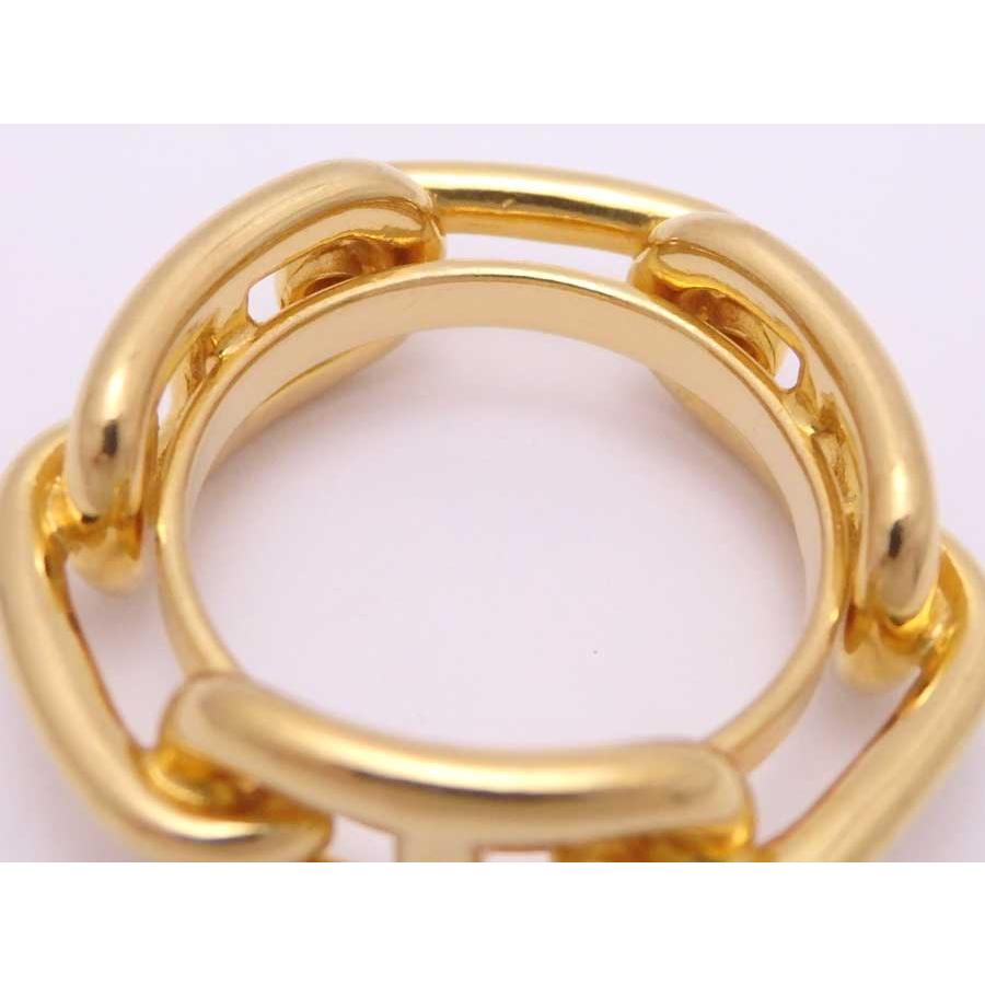 HERMES（エルメス） スカーフリング シェーヌダンクル メタル ゴールド