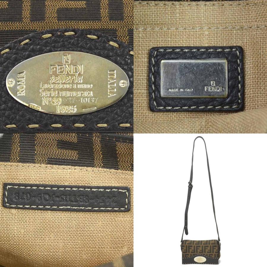 ✨良品　フェンディ FENDI ズッカ セレリア ショルダーバッグ キャンバス FENDI（フェンディ） 斜め掛けショルダーバッグ ズッカ セレリア