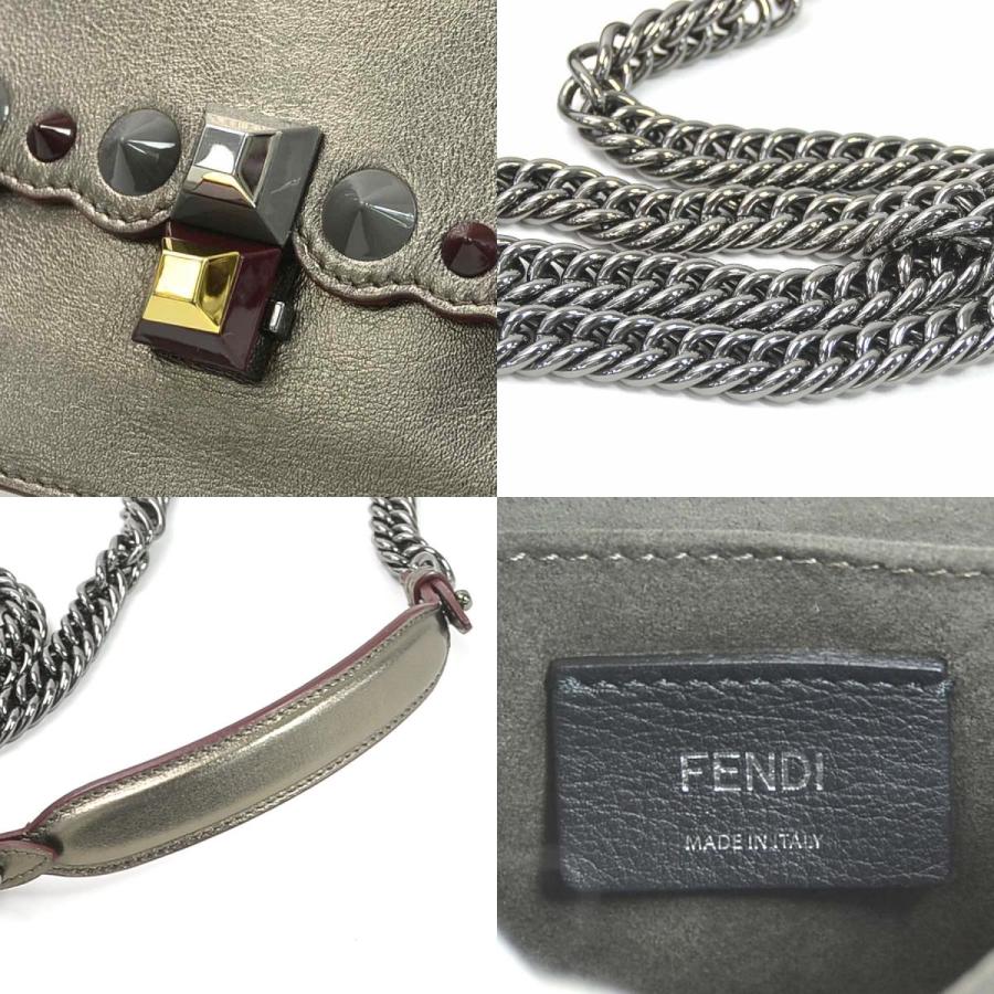 FENDI（フェンディ） 斜め掛けショルダーバッグ キャナイ レザー