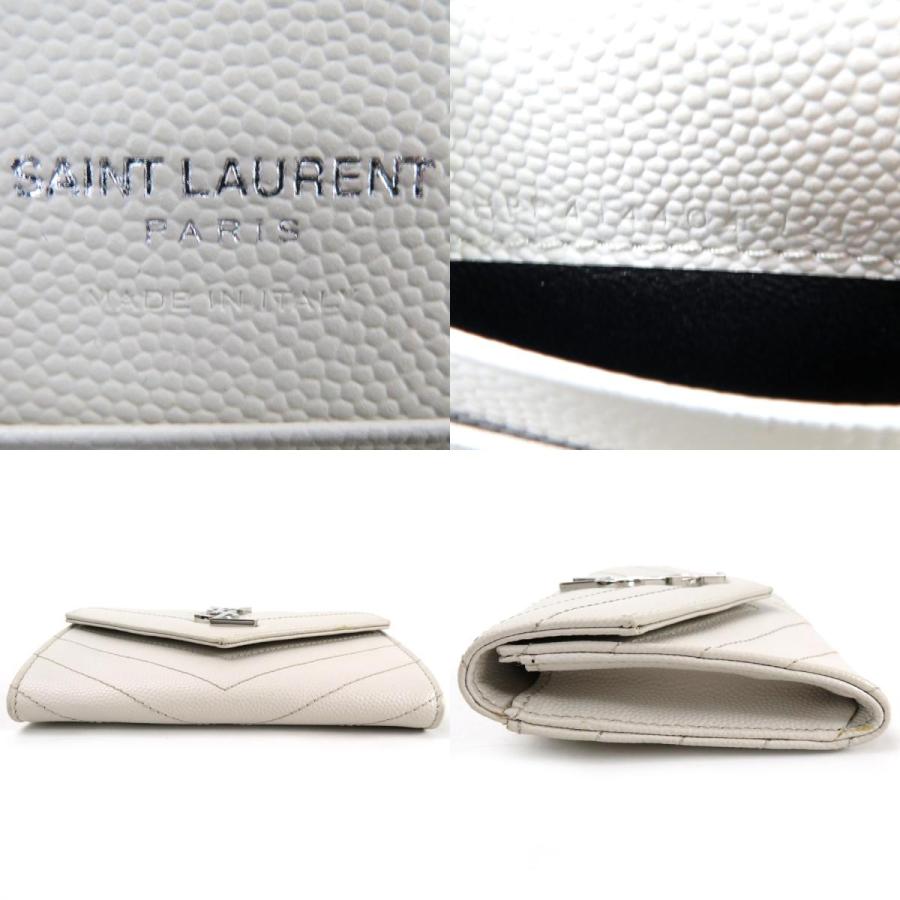 サンローラン SAINT LAURENT 二つ折り財布 モノグラム スモール