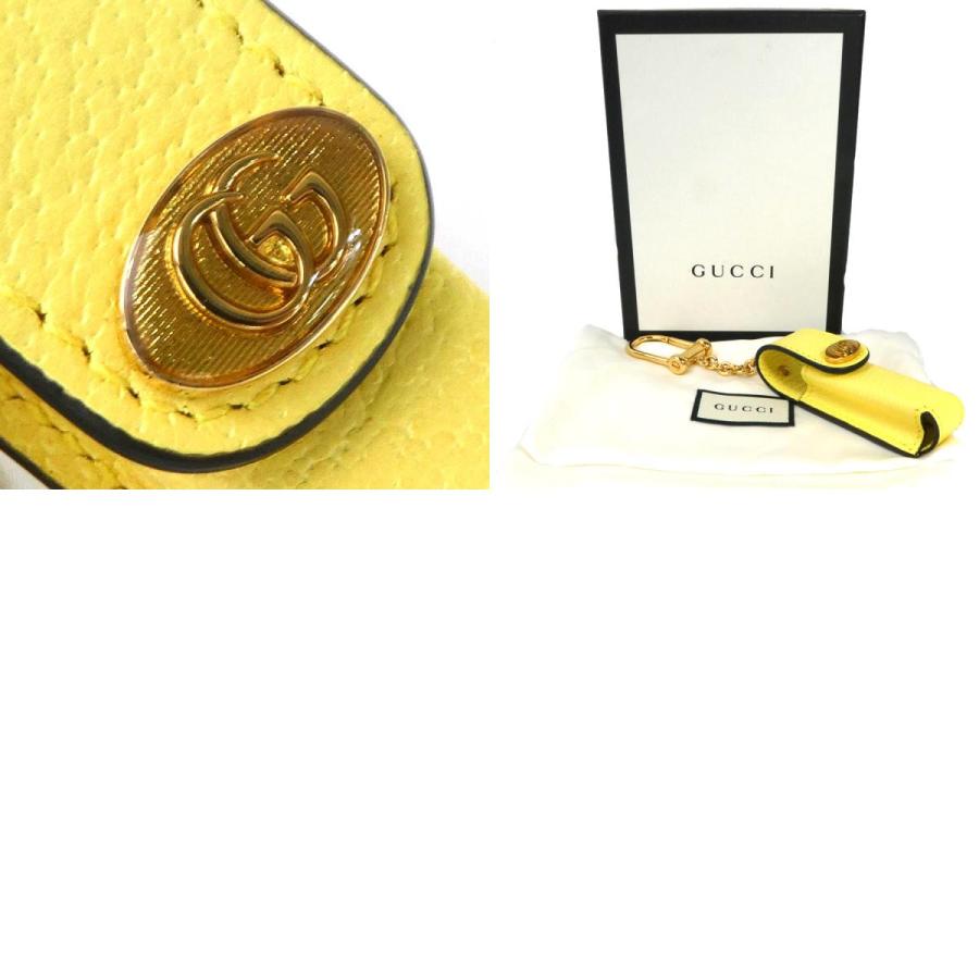 GUCCI（グッチ） リップケース GGマーモント レザー/メタル ライト