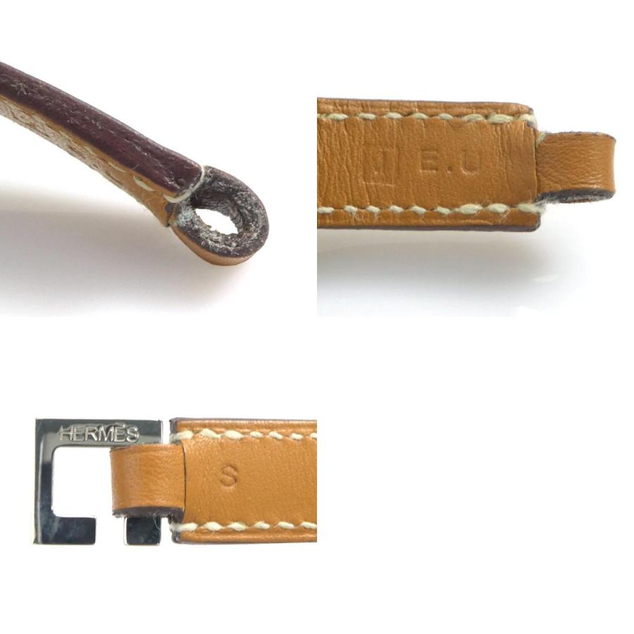 HERMES（エルメス） ブレスレット メドール レザー/メタル ブラウン